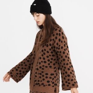 Madewell Painted Spots Cardigan XS